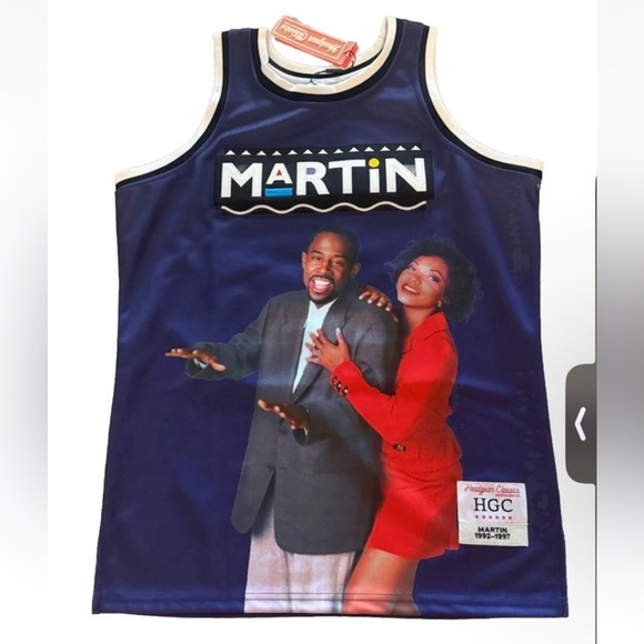 Rare Headgear Classics Martin Cast Gina Basketball Jersey NWT‎ size L purple - Picture 1 of 5